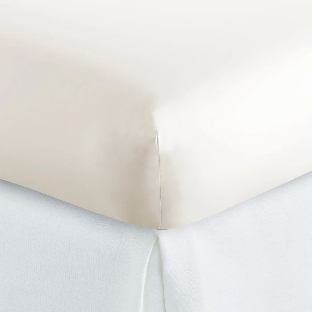 Peacock Alley Nile Sheet Style, COLOR: Pearl, PRODUCT: Fitted Sheet—King