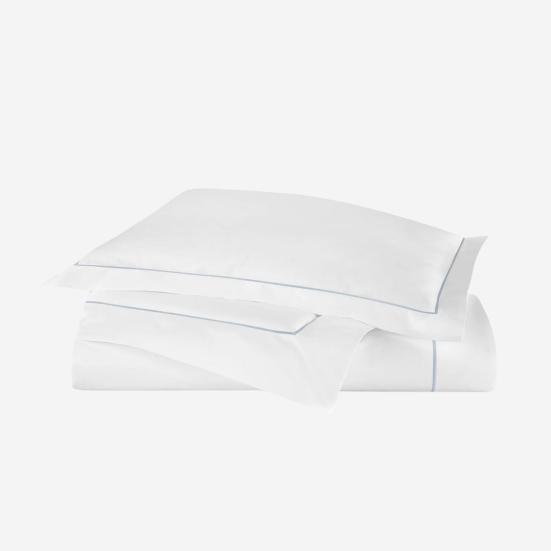 Peacock Alley Soprano II Bed Style, COLOR: Sky, PRODUCT: Duvet Cover—King