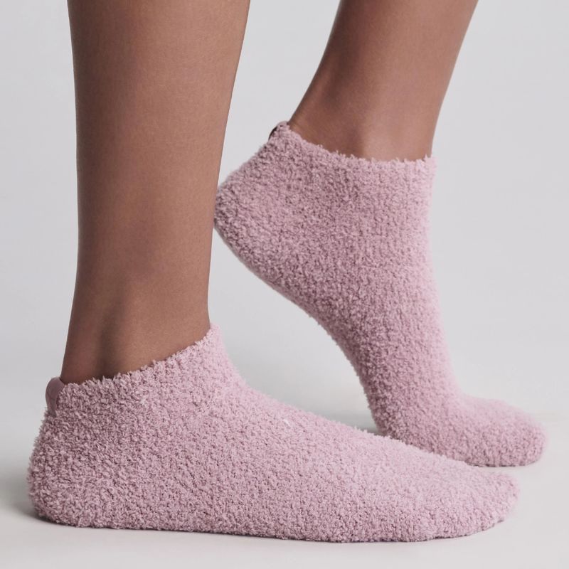 Barefoot Dreams Heathered Stripe Ankle Socks