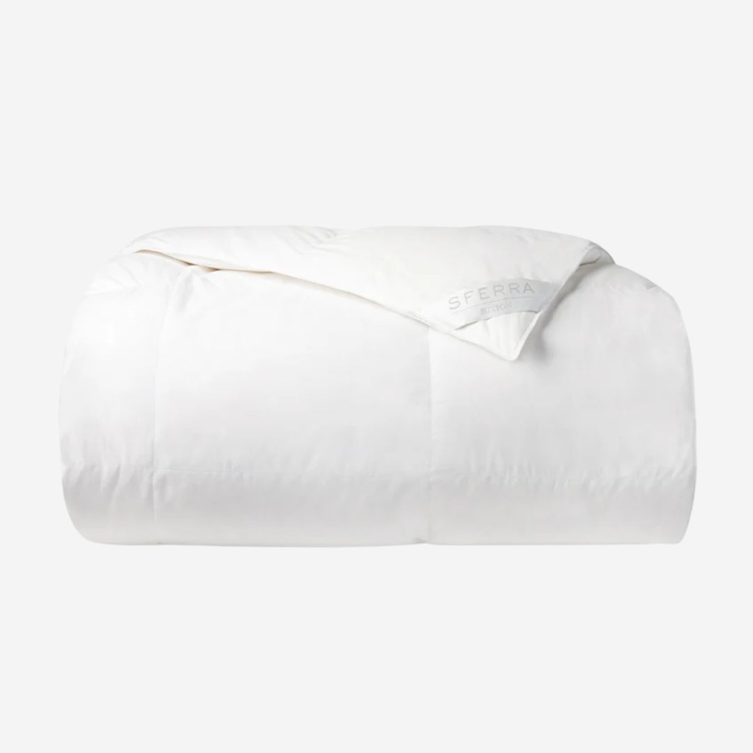Sferra Buxton Comforter, SIZE: Twin, WEIGHT: Light