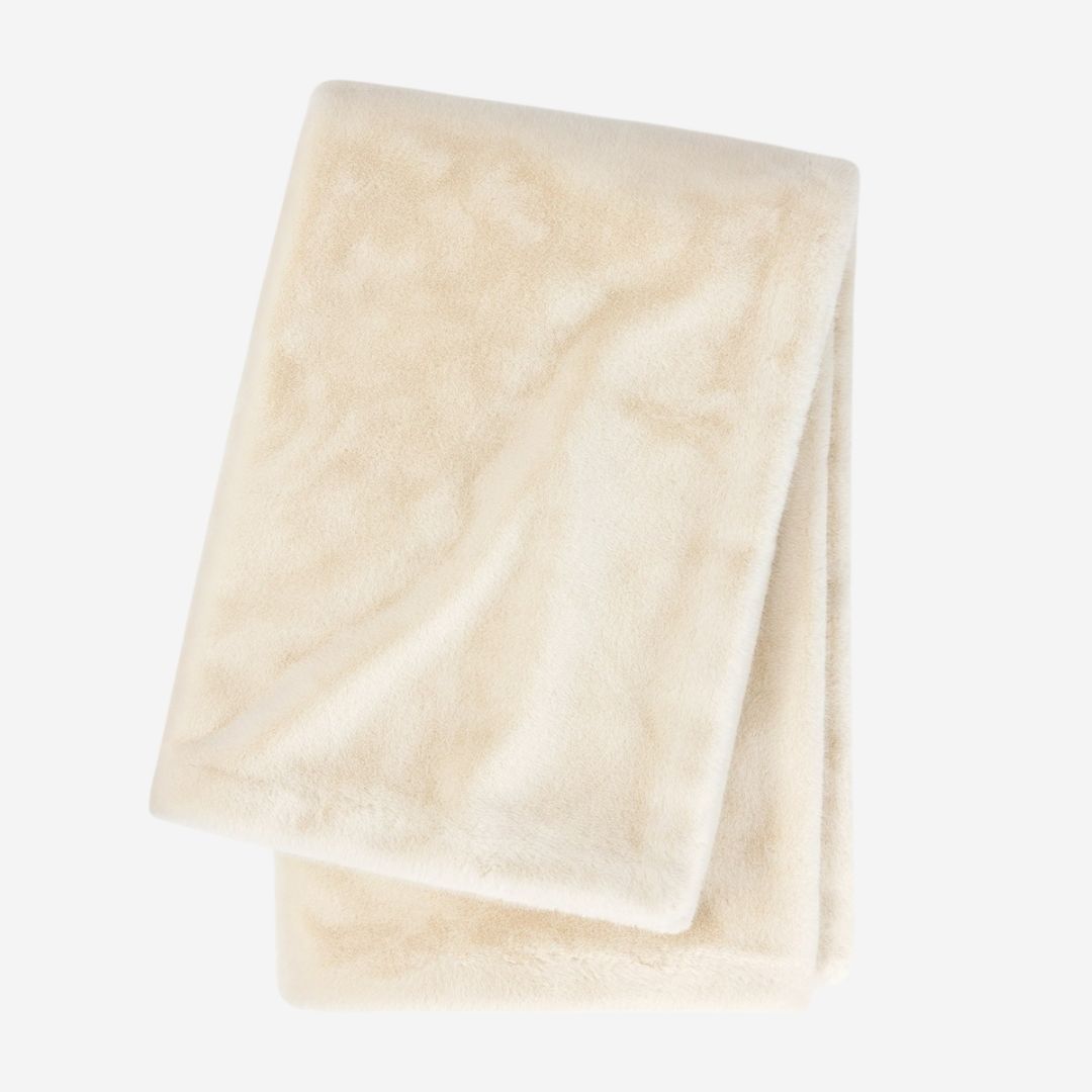 Yves Delorme Frisson Throw, COLOR: Neige, PRODUCT: Throw