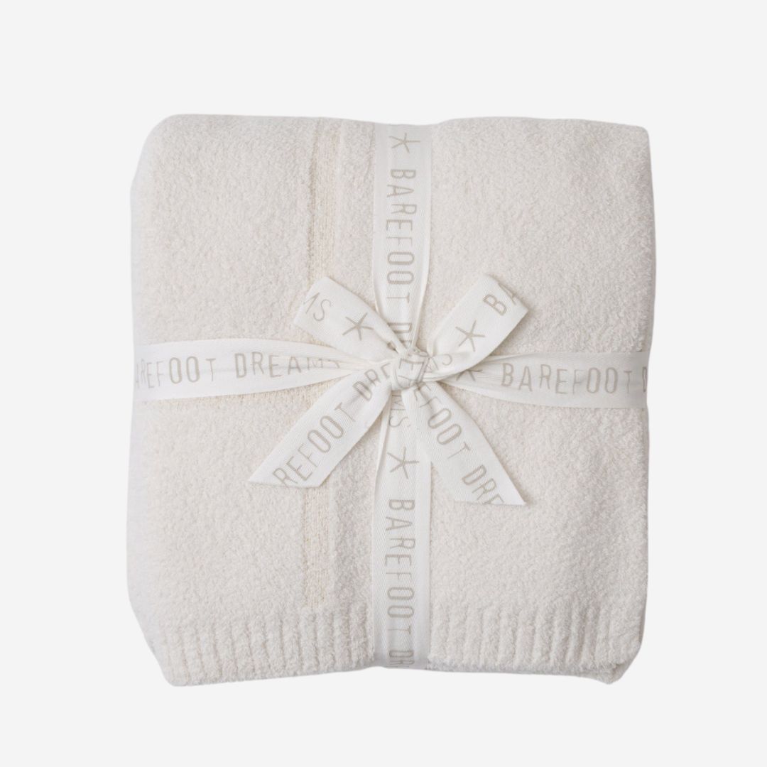 Barefoot Dream' CozyChic Cotton Tonal Plaid Throw, COLOR: Cream