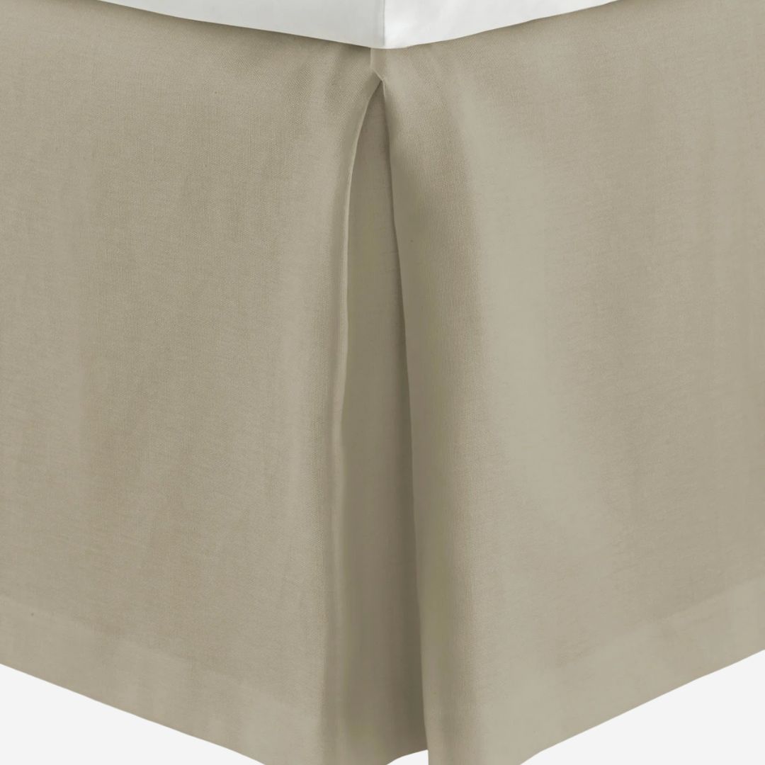 Peacock Alley Mandalay Tailored Linen Bed Skirt, COLOR: Linen, PRODUCT: King