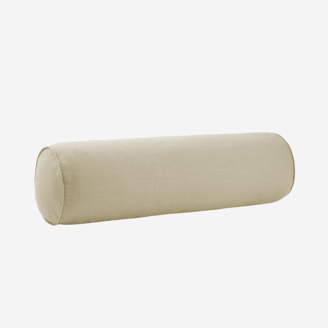 Peacock Alley Mandalay Decorative Pillow, COLOR: Linen, SIZE: Bolster