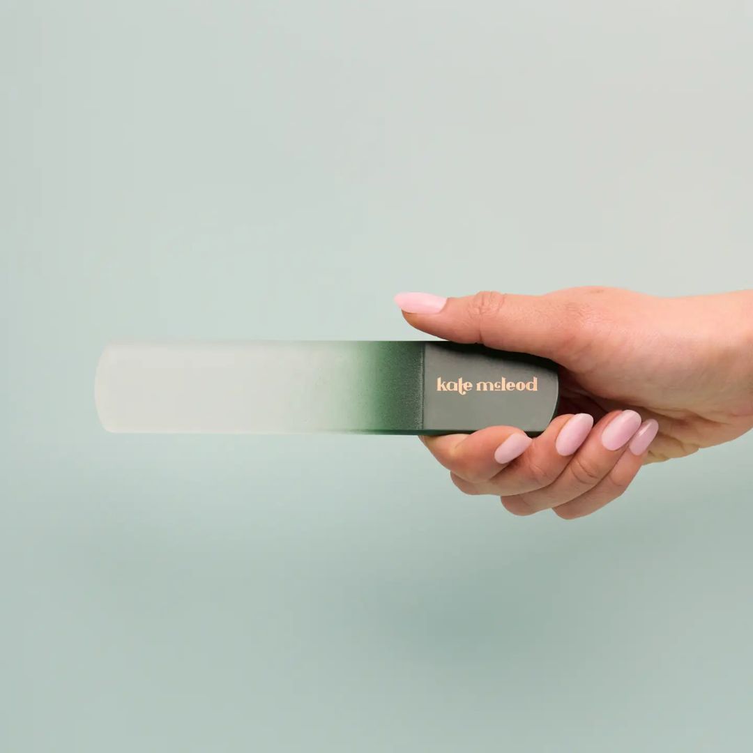 Kate McLeod—Accessories, PRODUCT: The Foot File | Glass Foot Buffer &amp; Callus Remover