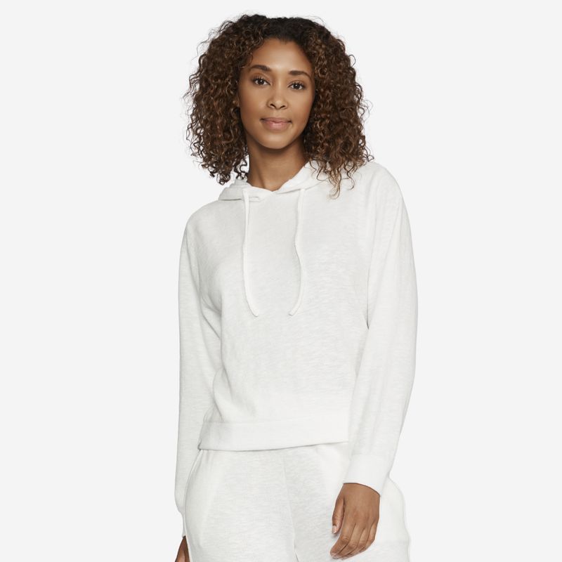 Barefoot Dreams Slub Double Knit Seamed Hoodie