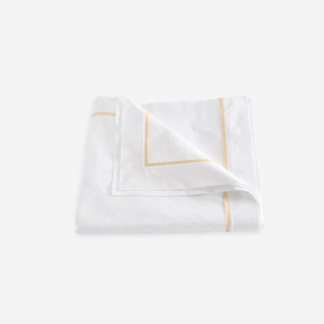 Matouk Gatsby Bed Style, COLOR: Champagne, PRODUCT: Duvet Cover—Full/Queen