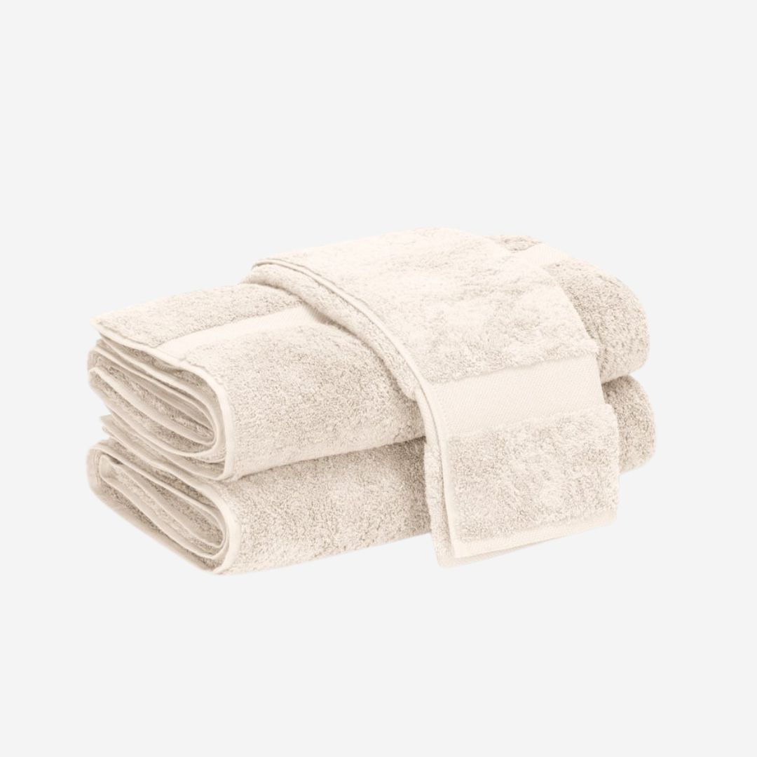 Matouk Lotus Bath Towels, COLOR: Ivory, SIZE: Wash Cloth