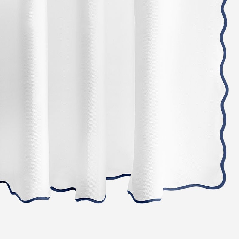 Matouk Camilla Pique Scallop Shower Curtain
