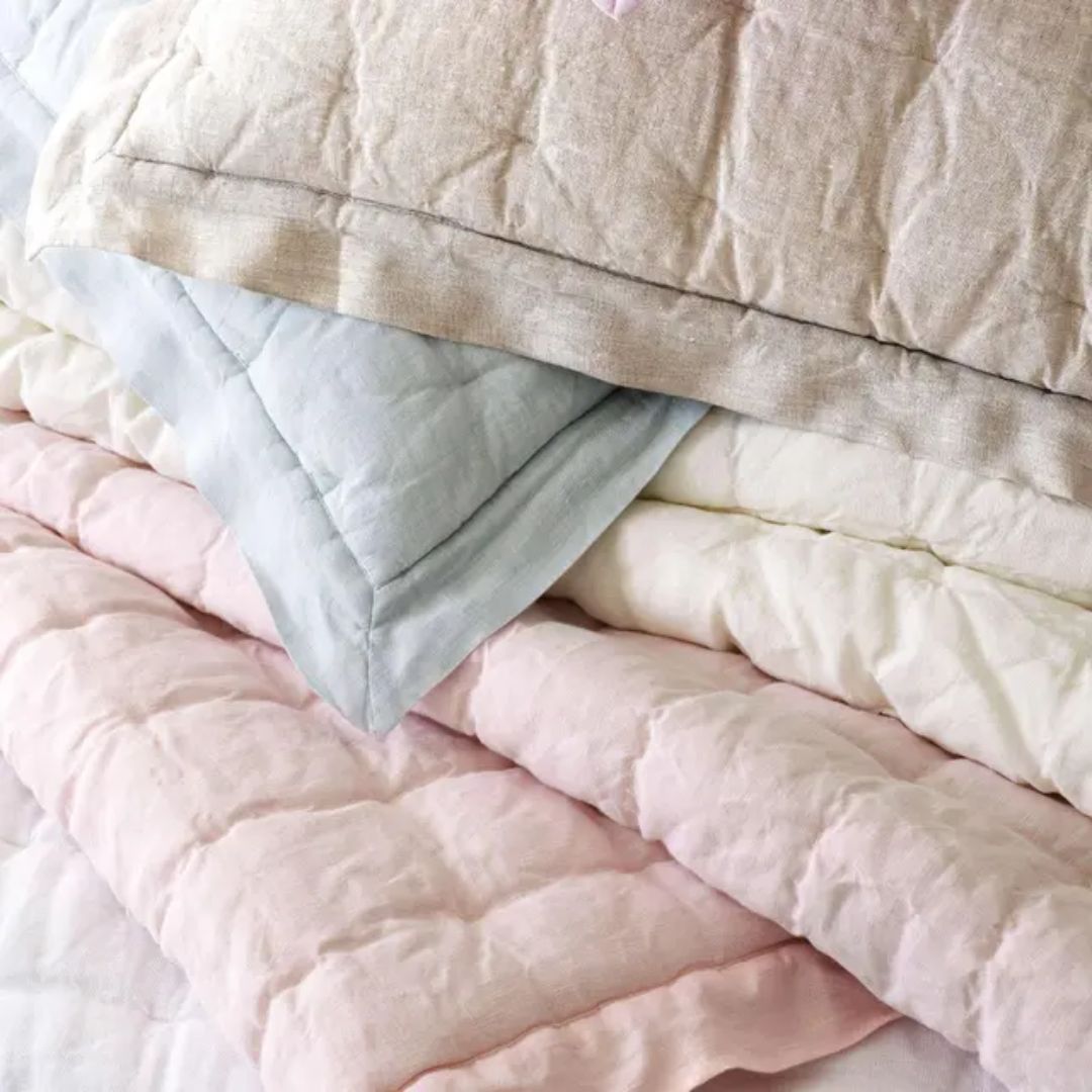 Pine Cone Hill Lush Linen Puff Sham