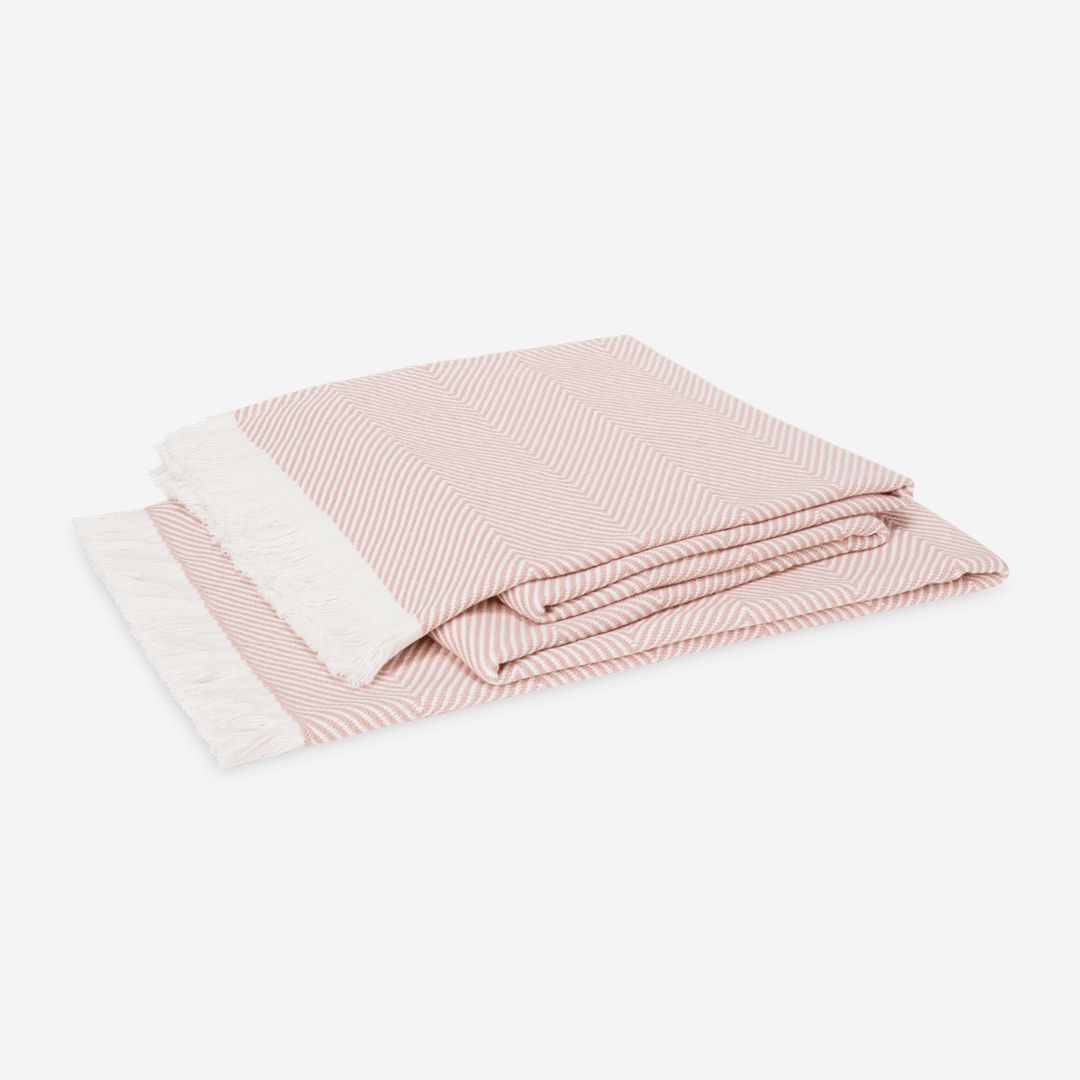 Matouk Leo Throw, COLOR: Blush