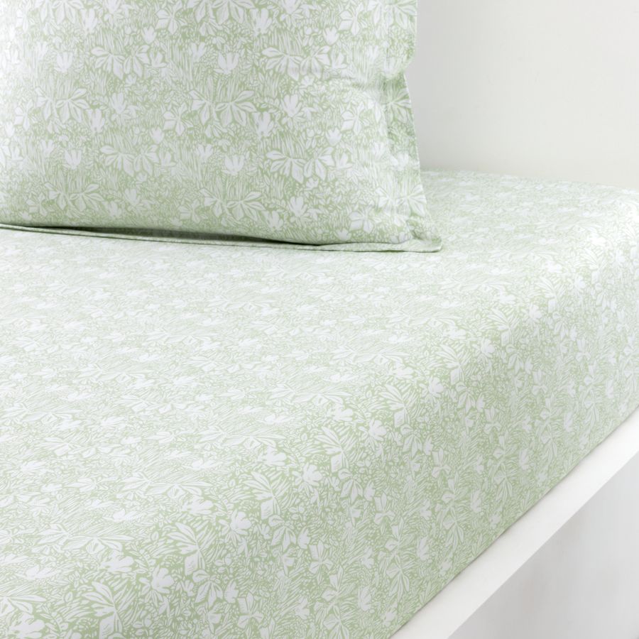 Yves Delorme Capri, COLOR: Amande, PRODUCT: Fitted Sheet—King