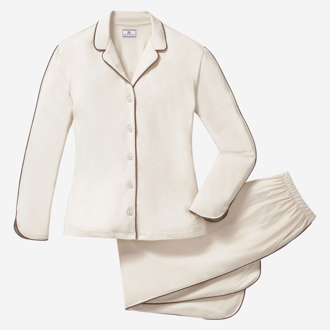 Petite Plume Margaux Lightweight Pima Pajama Set, SIZE: X-Small