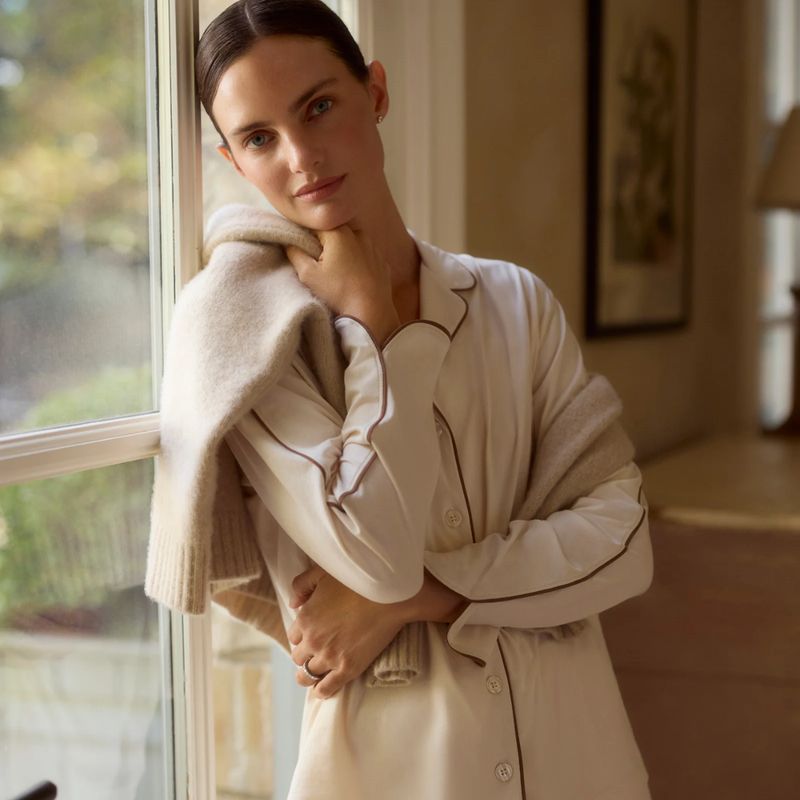 Petite Plume Margaux Lightweight Pima Pajama Set