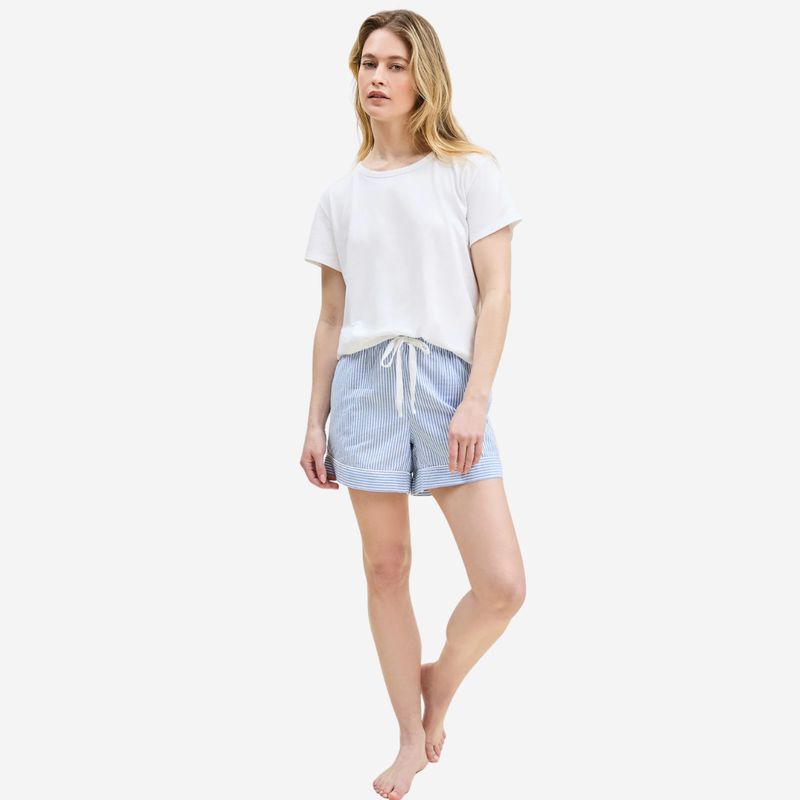 Petite Plume Women's Pima Crew Neck Tee