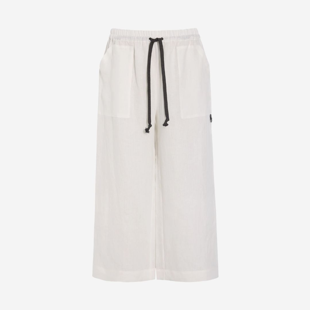 Henriette Steffensen Trousers 3/4, COLOR: Ivory, SIZE: X-Small