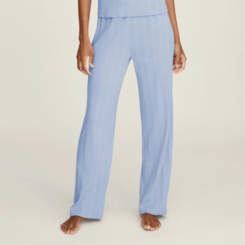 Petite Plume Womens Pointelle Pant