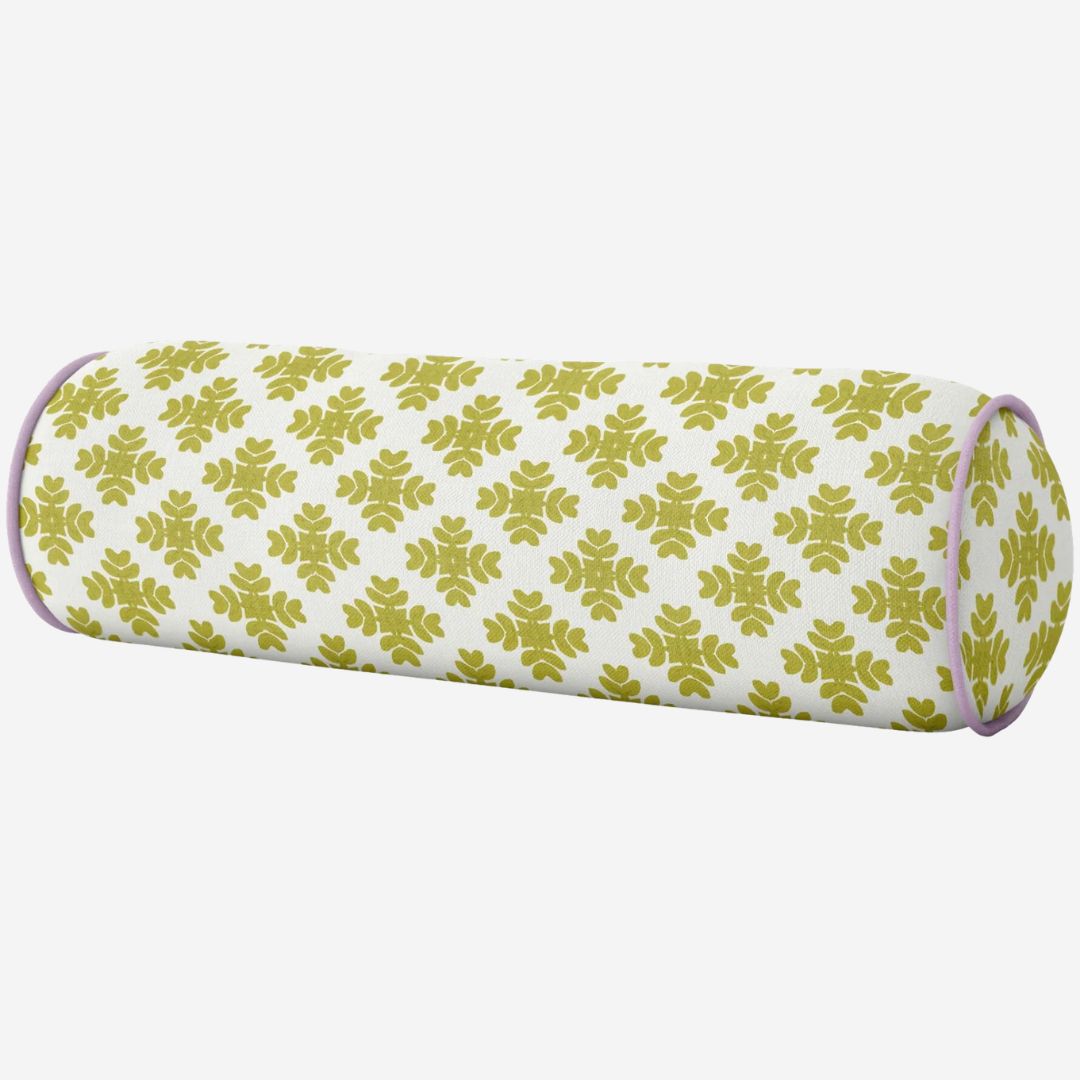Laura Park Brushstrokes Bolster Pillow, COLOR: Citrus, SIZE: Full/Queen—9x36