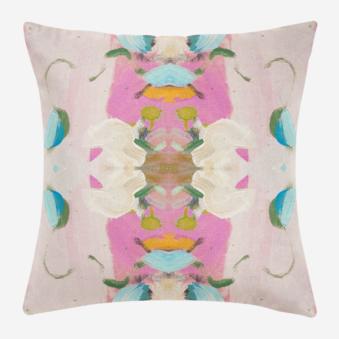 Laura Park Monet’s Garden Pink Dec Pillow
