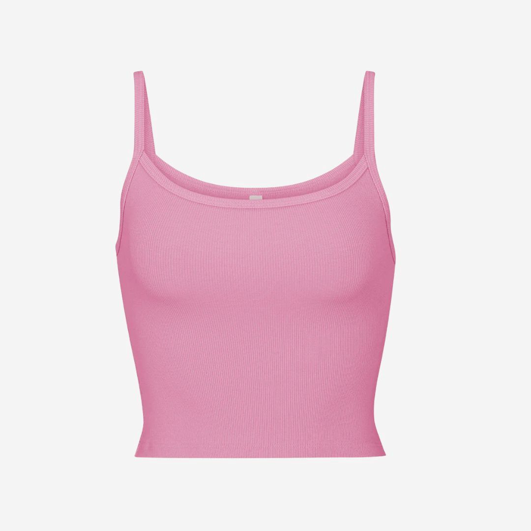 PJ Harlow Bra30 Strappy Tank, COLOR: Bubble Gum, SIZE: Small