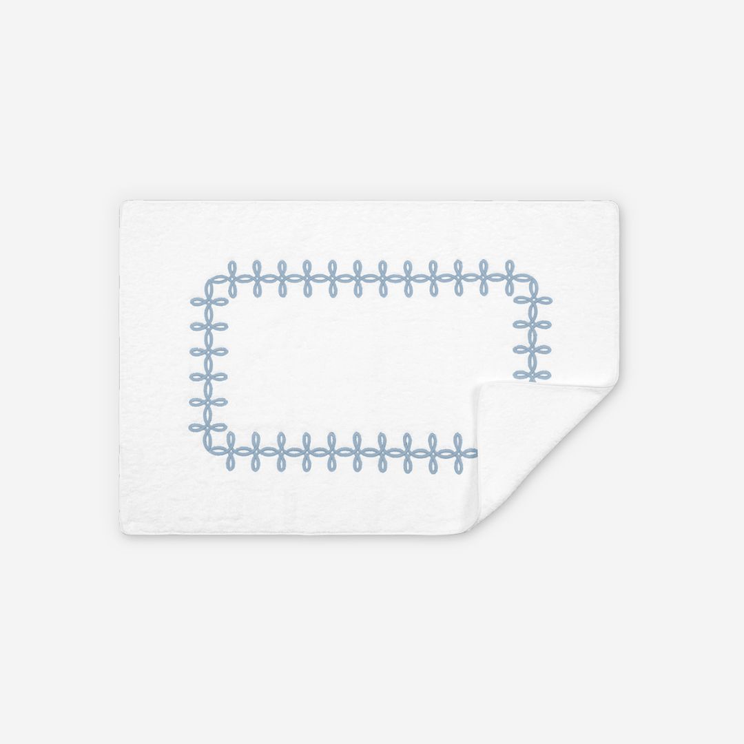 Matouk Gordian Knot Tub Mat, COLOR: Hazy Blue
