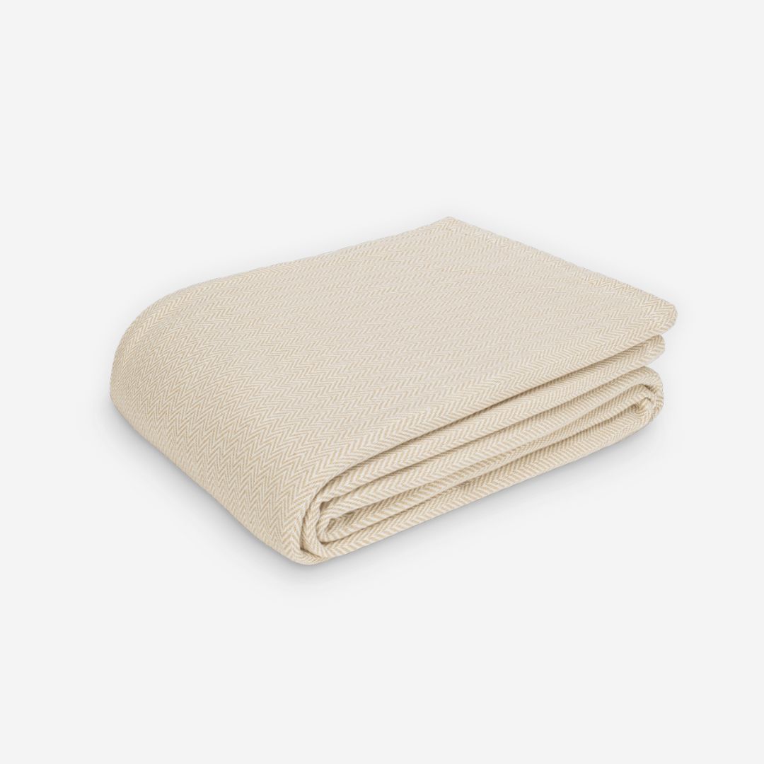 Matouk Avalon Blanket, COLOR: Champagne, PRODUCT: Twin
