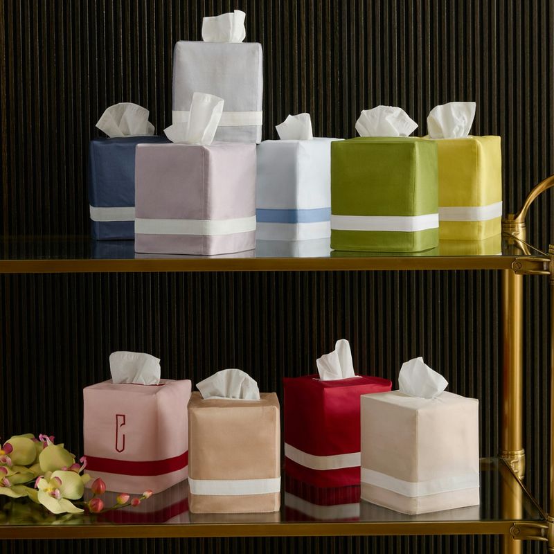 Matouk Nocturne Tissue Box Cover