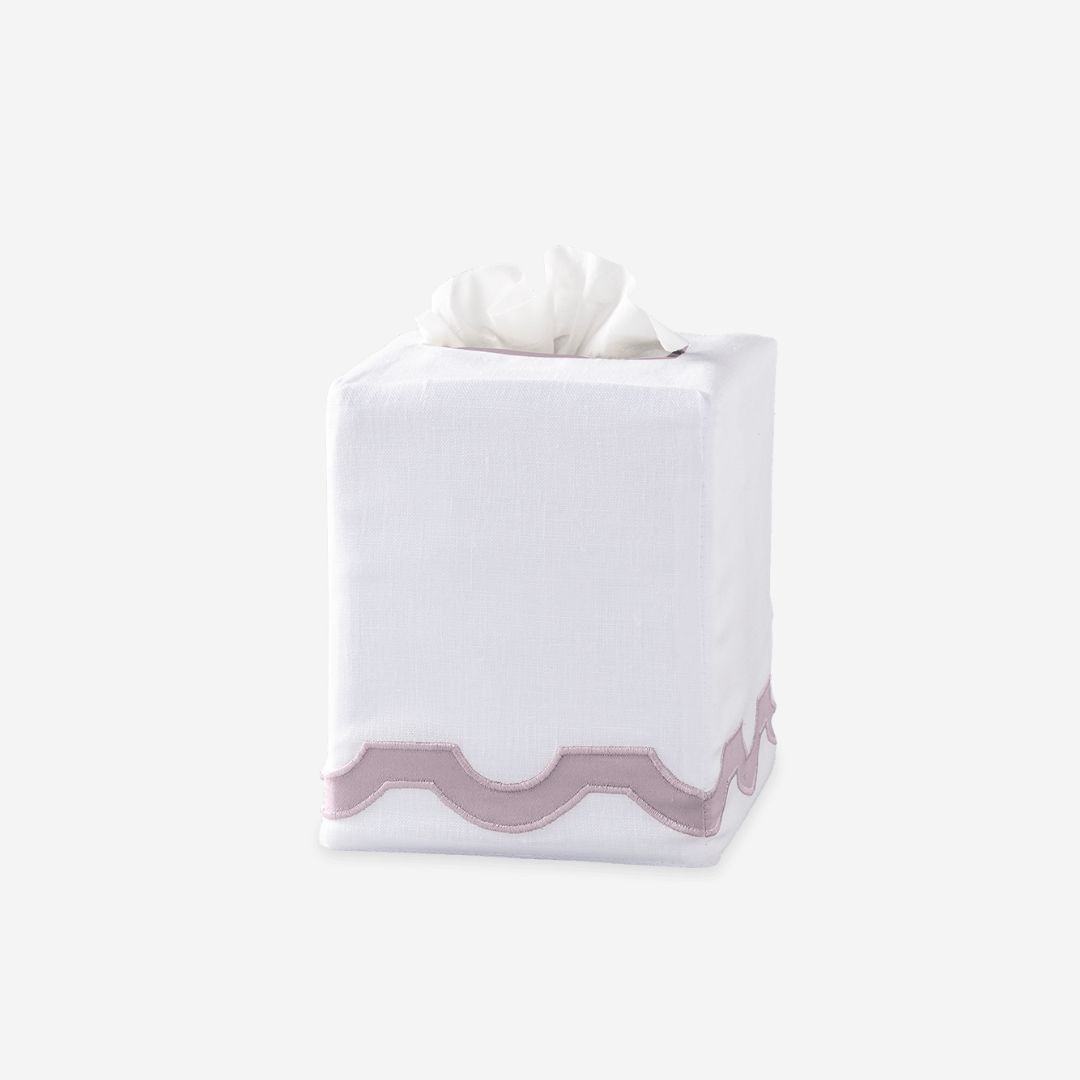 Matouk Mirasol Tissue Box Cover, COLOR: Deep Lilac
