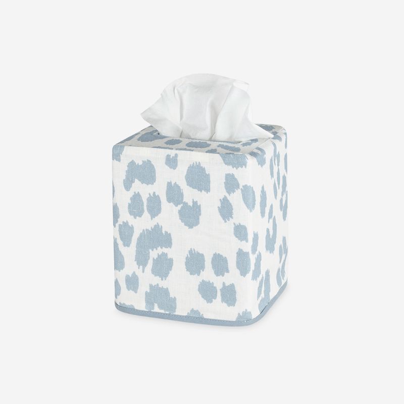 Matouk Iconic Leopard Tissue Box Cover
