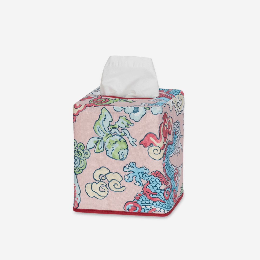 Matouk Magic Mountain Tissue Box Cover, COLOR: Paradise