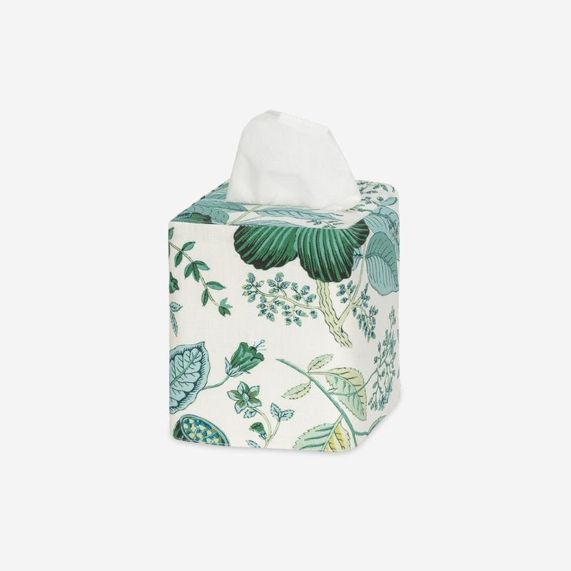 Matouk Del Tesoro Linen Tissue Box Cover