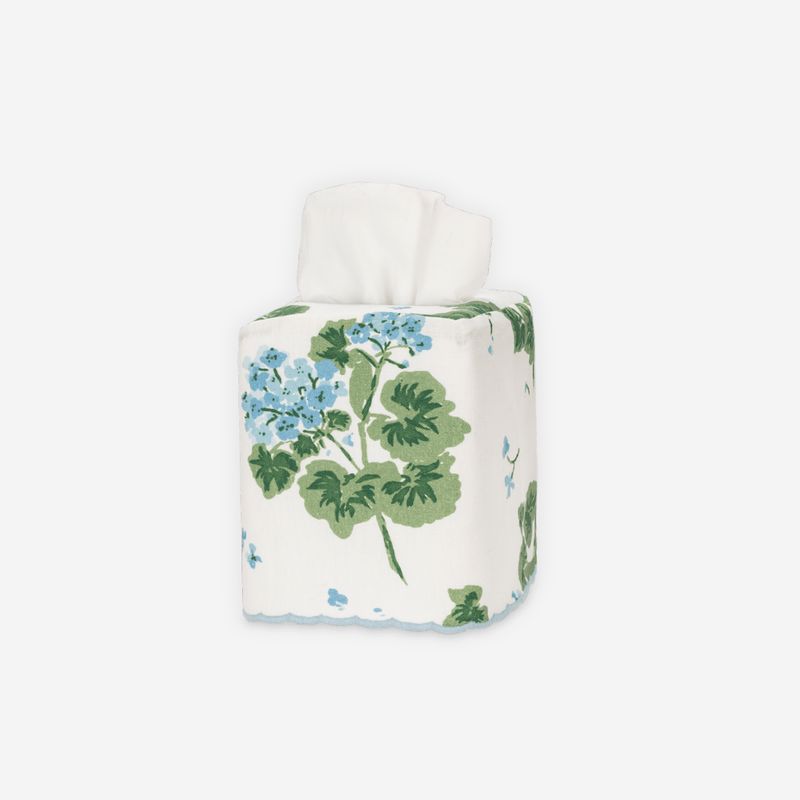 Matouk Geranium Tissue Box Cover