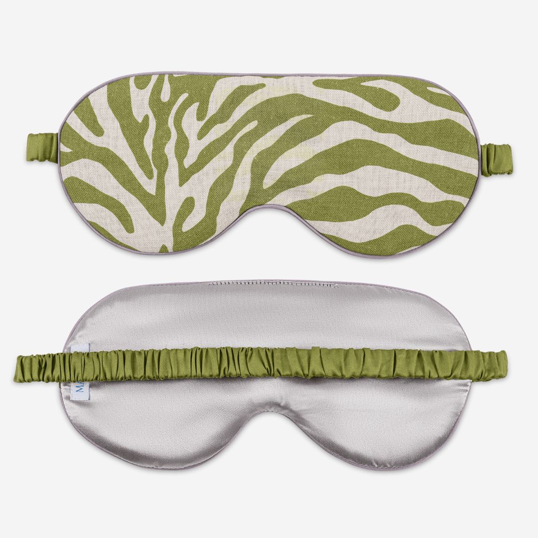 Matouk Regine Sleep Mask, COLOR: Grass