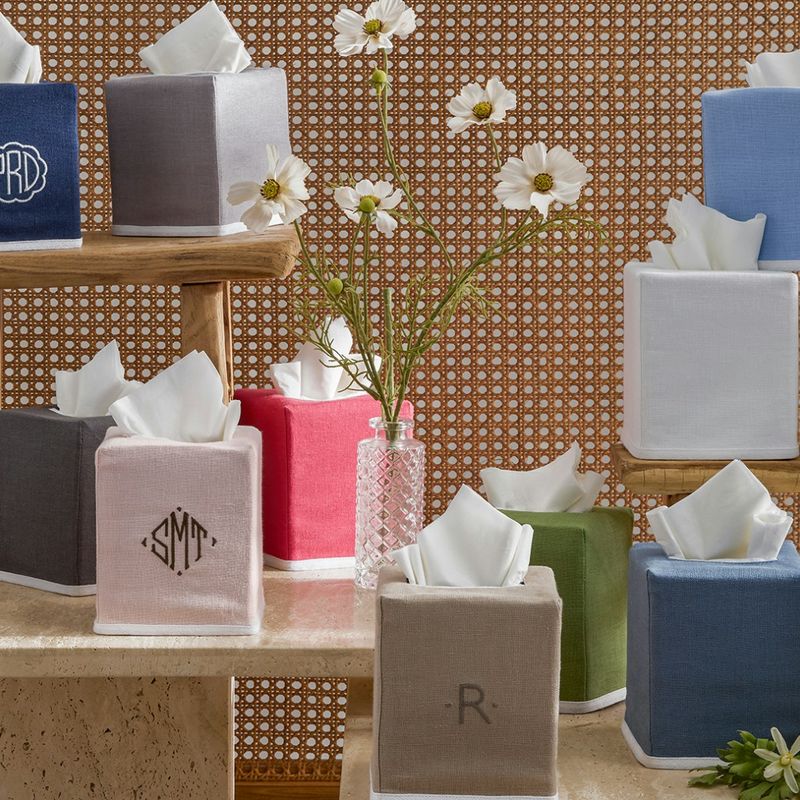 Matouk Chelsea Tissue Box Cover