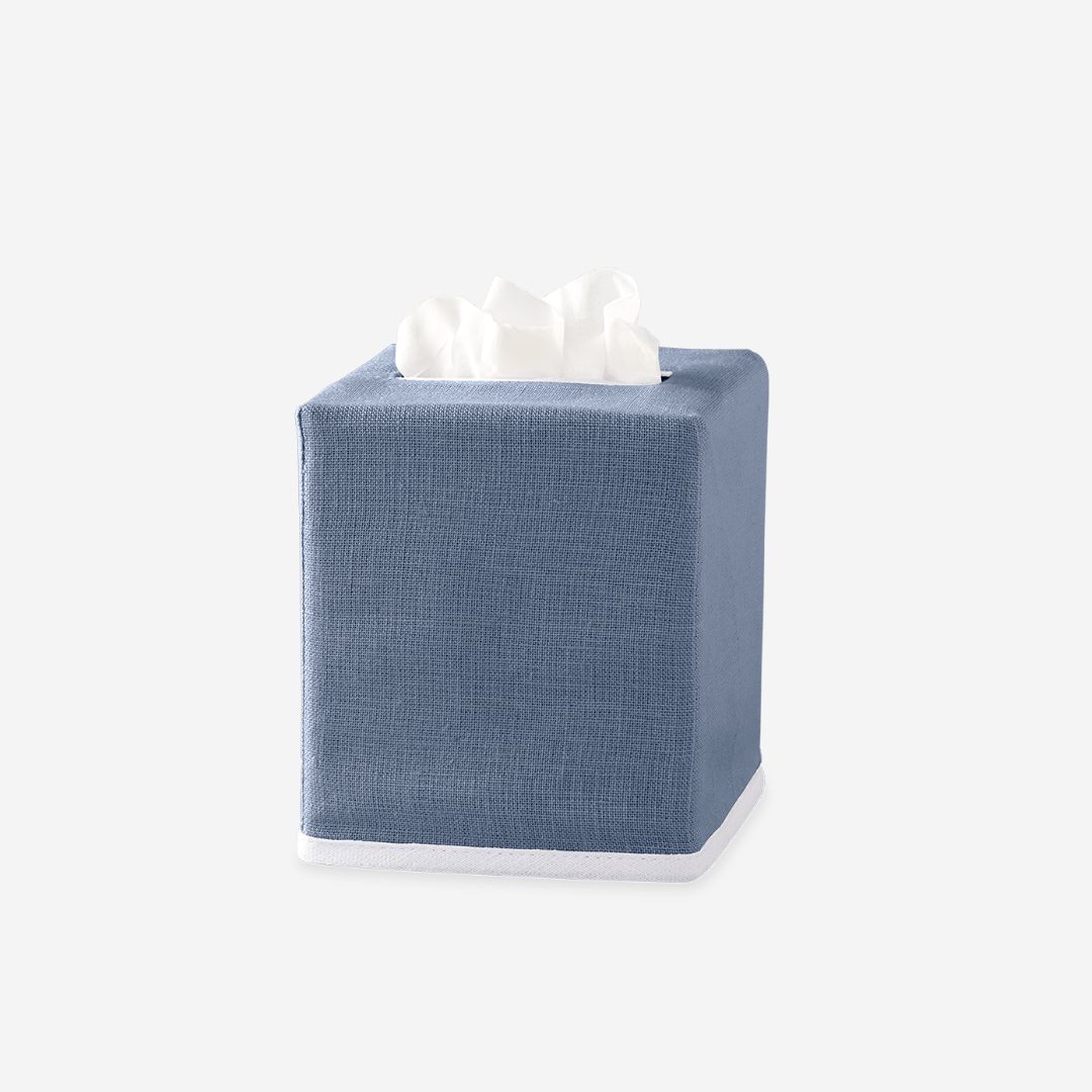 Matouk Chelsea Tissue Box Cover, COLOR: Sea