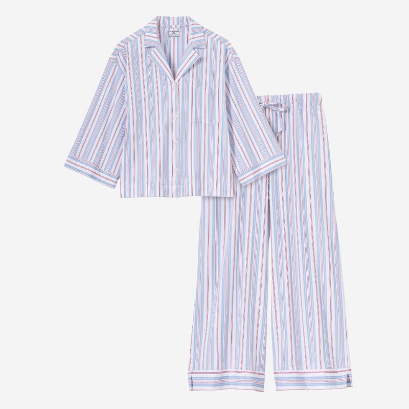 Petite Plume Olivia Lightweight Wide Leg Pajama Set