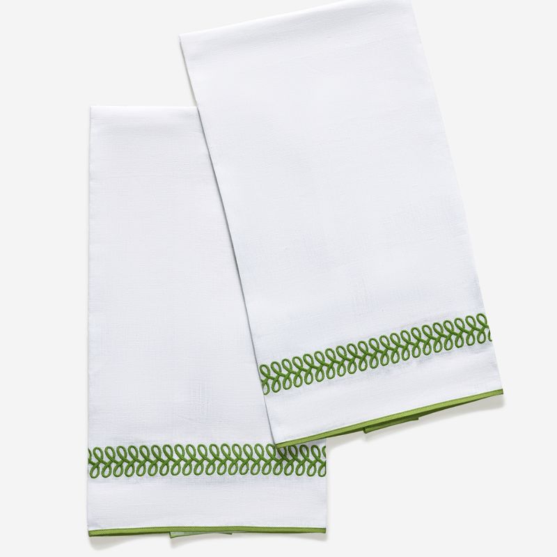 Matouk Astor Braid Guest Towels