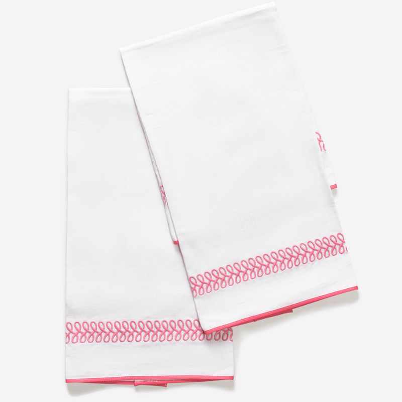 Matouk Astor Braid Guest Towels