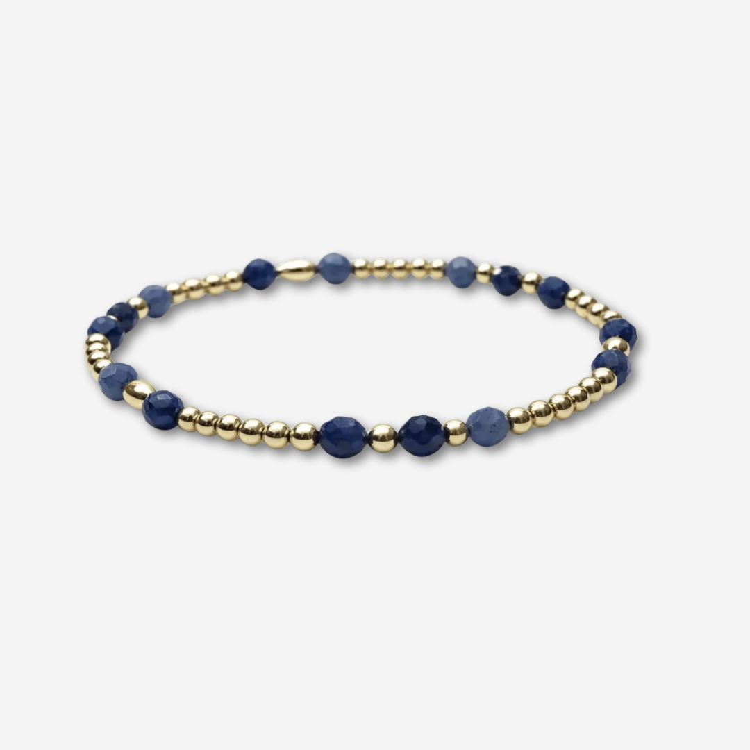 Erin Gray Signature Sodalite + Gold Bracelet