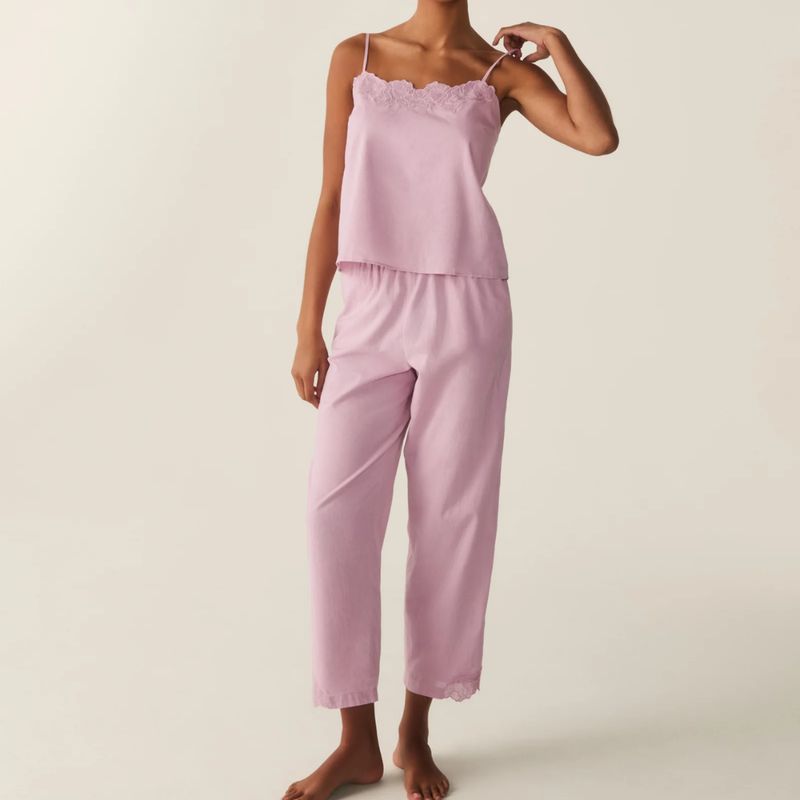 Petite Plume Voile Fleur Cami Pant Set