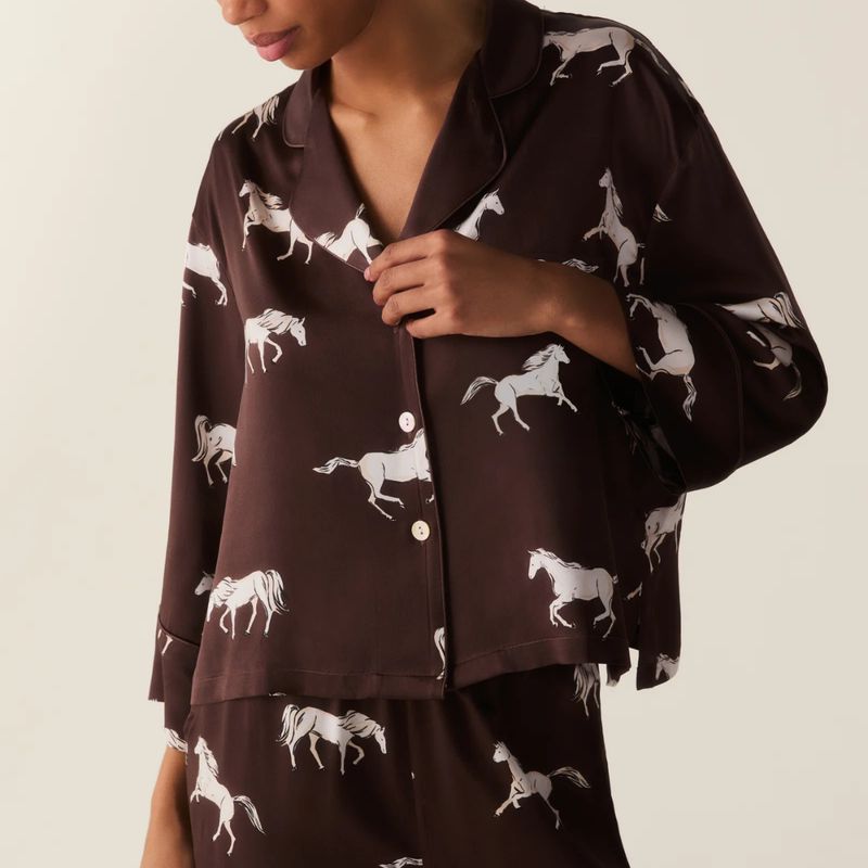 Petite Plume Silk Celine Pajama Set
