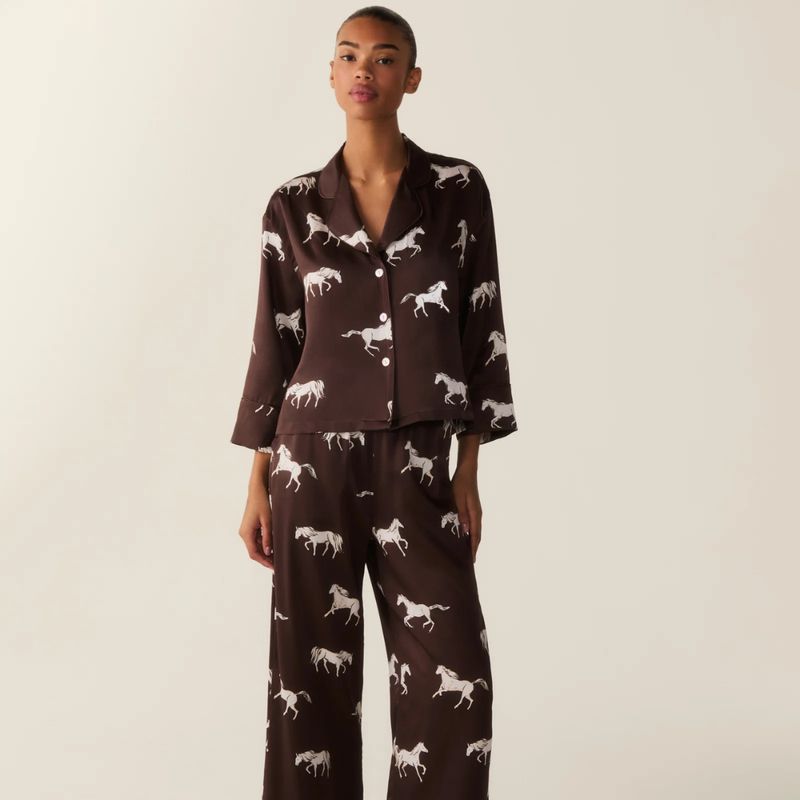 Petite Plume Silk Celine Pajama Set