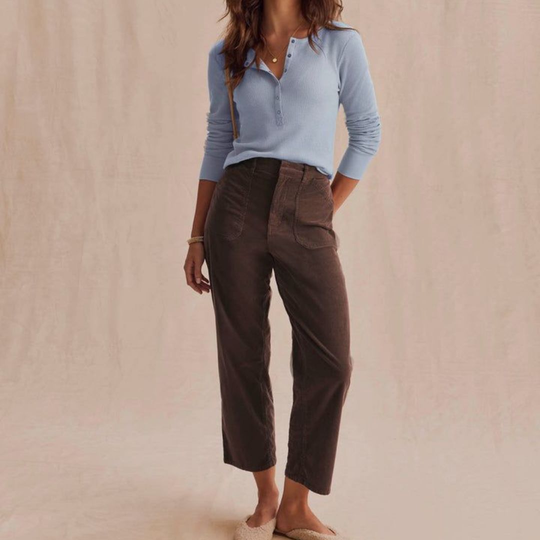 Splendid Clarissa Corduroy Pant, COLOR: Java, SIZE: X-Small