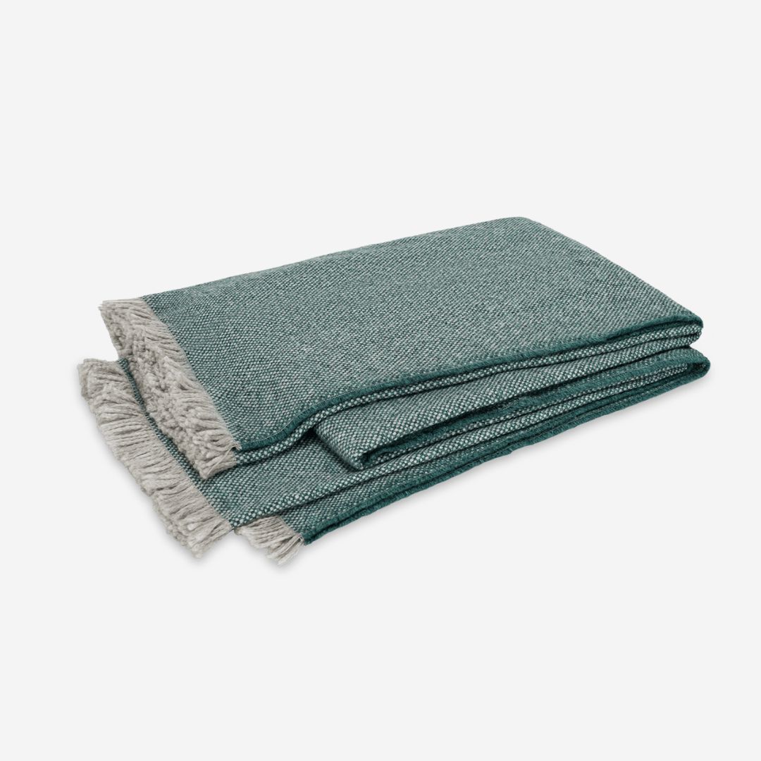 Matouk Bernardo Throw, COLOR: Jade