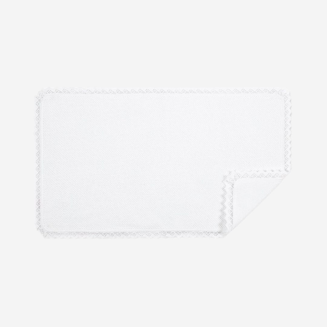 Matouk Ellis Bath Rug, SIZE: Small