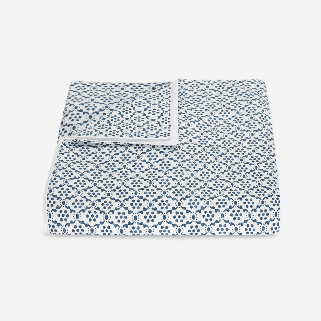 Matouk Laksha Bed Style, COLOR: Indigo, PRODUCT: Duvet Cover—Full/Queen