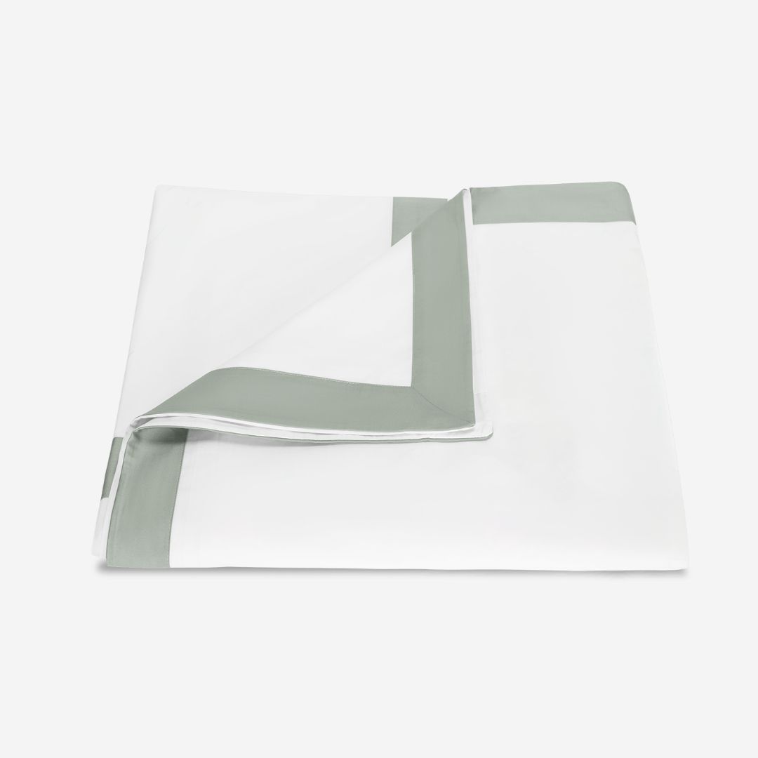 Matouk Emory Bed Style, COLOR: Celadon, PRODUCT: Duvet Cover—King
