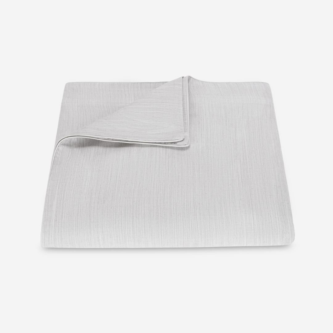 Matouk Lana Bed Style, COLOR: Silver, PRODUCT: Duvet Cover—Full/Queen