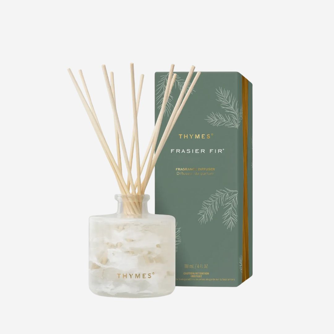 Thymes Frasier Fir Tidings Petite Diffuser 4oz