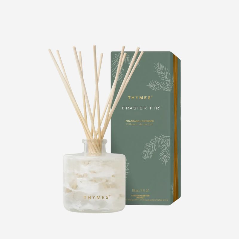 Thymes Frasier Fir Tidings Petite Diffuser 4oz